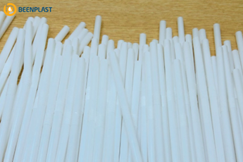 Production of plastic straws